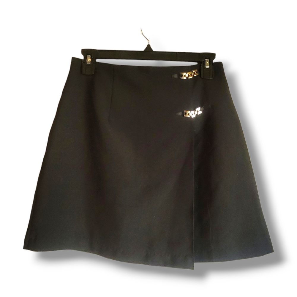 Vintage 35th and 10th Women's A-line Skirt, Black, Size 9